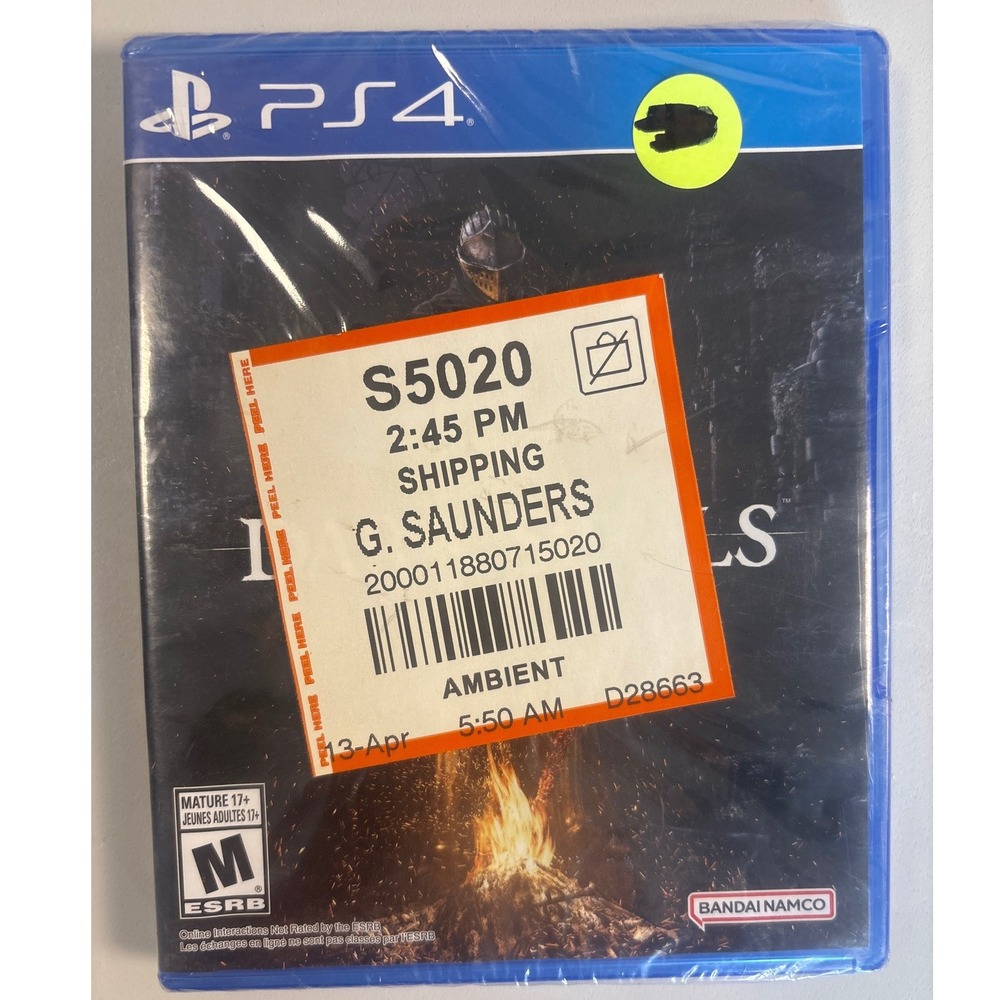 Dark Souls Remastered Sony PlayStation 4 PS4 Brand New Sealed Bandai Namco